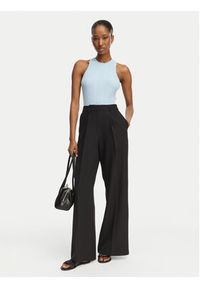 Hugo - HUGO Top Sarepla 50539890 Niebieski jasny Slim Fit. Kolor: niebieski. Materiał: syntetyk #4