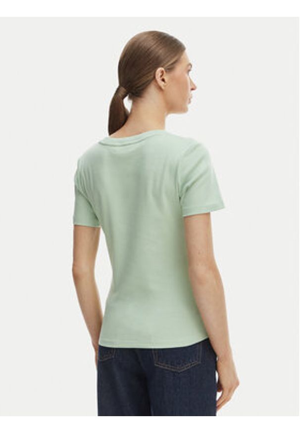 TOMMY HILFIGER - Tommy Hilfiger T-Shirt New Cody WW0WW40584 Zielony Slim Fit. Kolor: zielony. Materiał: bawełna