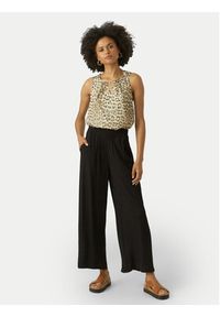 Vero Moda Spodnie palazzo Menny 10282478 Czarny Wide Leg. Kolor: czarny. Materiał: wiskoza #3