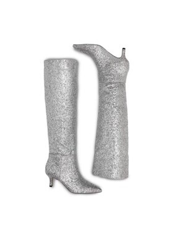 Jenny Fairy Kozaki ELEA LS6022-01 Srebrny. Kolor: srebrny. Materiał: syntetyk