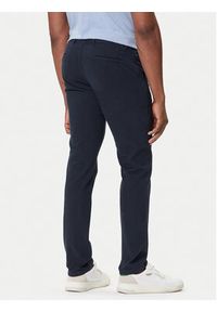 BOSS Chinosy 50548006 Granatowy Slim Fit. Kolor: niebieski. Materiał: bawełna #5