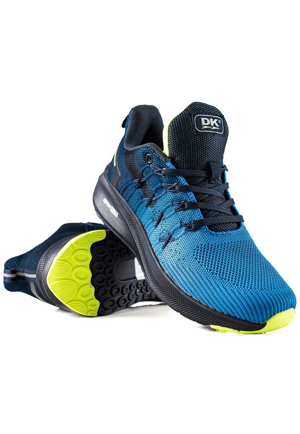 Lekkie Sportowe Sneakersy DK niebieskie. Kolor: niebieski