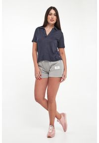 Ecoalf - Polo damskie lniane Troms ECOALF. Typ kołnierza: polo. Materiał: len #2