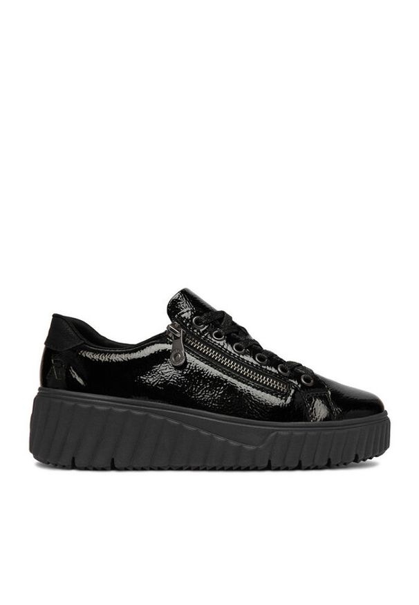 Rieker Sneakersy CEO-N2501-00 Czarny. Kolor: czarny. Materiał: skóra, syntetyk
