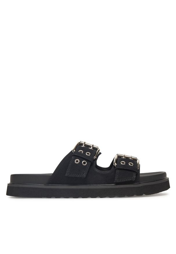 DeeZee Klapki HY86009-16 Czarny. Kolor: czarny. Materiał: syntetyk