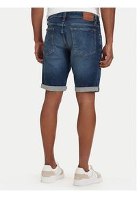 Tommy Jeans Szorty jeansowe Ronnie DM0DM22980 Granatowy Slim Fit. Kolor: niebieski. Materiał: bawełna #2