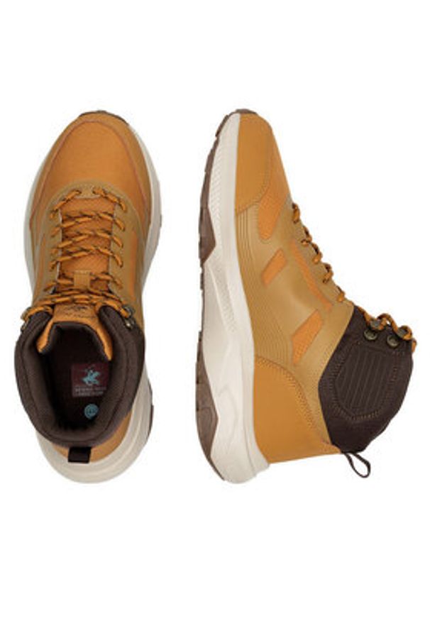 Beverly Hills Polo Club Sneakersy M-VS31977-02 Żółty. Kolor: żółty. Materiał: materiał
