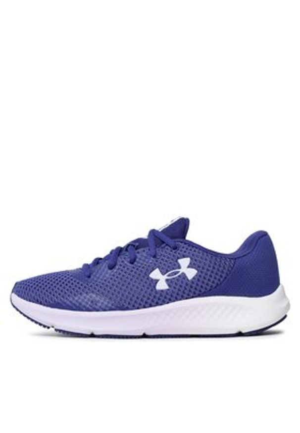 Under Armour Buty do biegania Ua W Charged Pursuit 3 3024889-501 Granatowy. Kolor: niebieski. Materiał: materiał