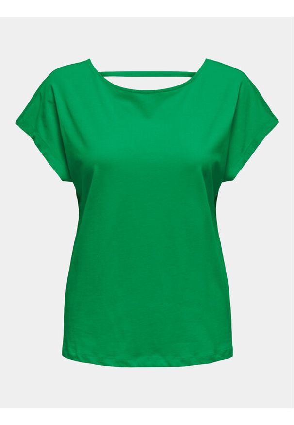 only - ONLY Bluzka May 15286933 Zielony Regular Fit. Kolor: zielony. Materiał: bawełna