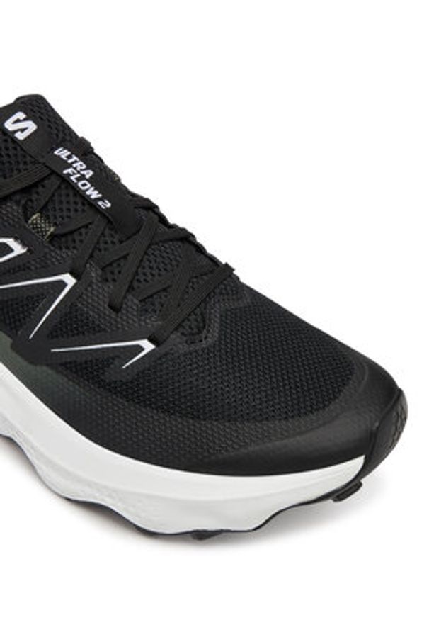 salomon - Salomon Buty do biegania Ultra Flow 2 L47883500 Czarny. Kolor: czarny. Materiał: materiał
