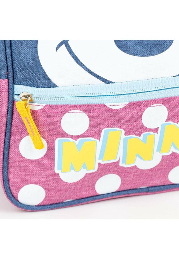 MINI MOUSE - Plecak szkolny Minnie Mouse Różowy. Kolor: różowy. Materiał: poliester. Wzór: motyw z bajki