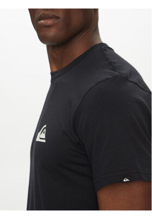 Quiksilver T-Shirt EQYZT08042 Czarny Regular Fit. Kolor: czarny. Materiał: bawełna