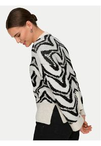 only - ONLY Sweter Jane 15332157 Beżowy Regular Fit. Kolor: beżowy. Materiał: syntetyk