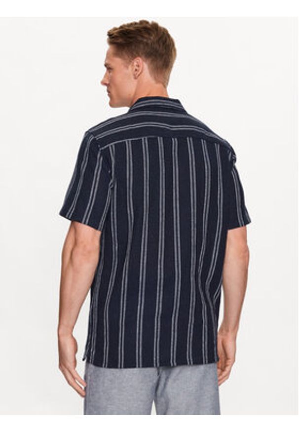 Only & Sons Koszula 22025659 Granatowy Regular Fit. Kolor: niebieski. Materiał: syntetyk