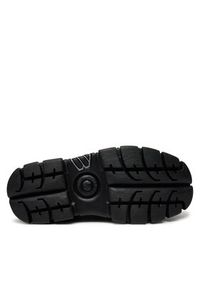 NEW ROCK Glany M-NEWMILI083-S21 Czarny. Kolor: czarny. Materiał: skóra. Styl: rockowy