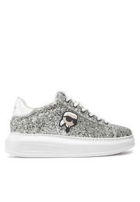 Karl Lagerfeld - Sneakersy KARL LAGERFELD. Kolor: srebrny #1