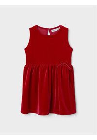 Name it - NAME IT Sukienka elegancka 13224308 Czerwony Regular Fit. Kolor: czerwony. Materiał: syntetyk. Styl: elegancki #1