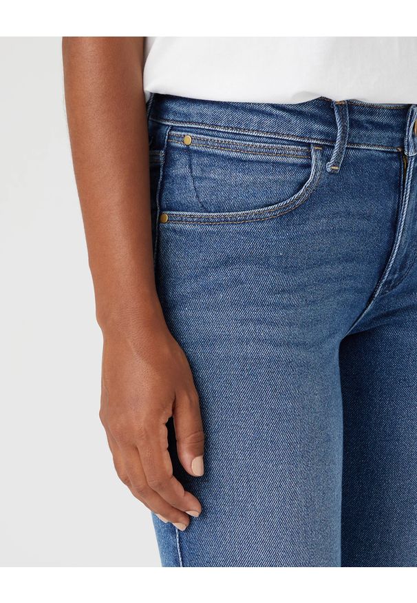 Wrangler - DAMSKIE SPODNIE JEANSOWE WRANGLER SKINNY AIRBLUE W28K-TX-386 112141288