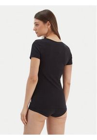 Polo Ralph Lauren Piżama 4P0719 Czarny Regular Fit. Kolor: czarny. Materiał: bawełna #3