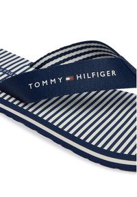 TOMMY HILFIGER - Tommy Hilfiger Japonki Th Ithaca Stripe Summer Sandal FW0FW09192 Granatowy. Kolor: niebieski. Materiał: materiał #5