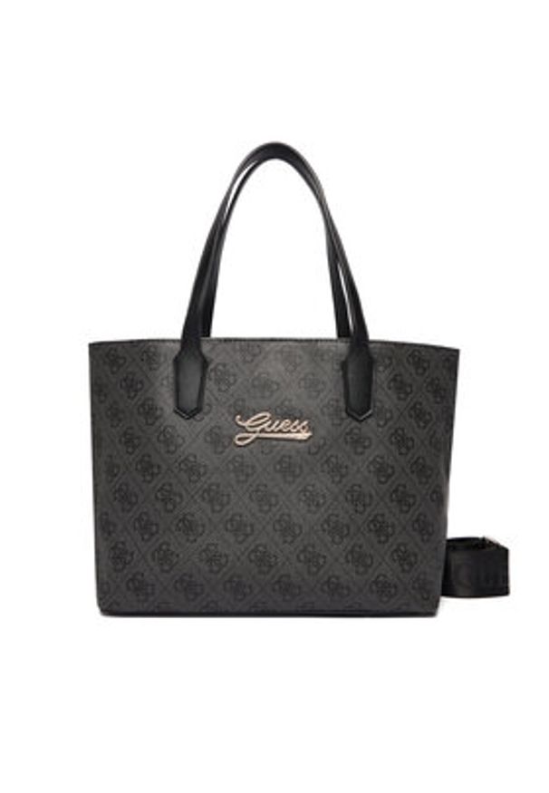 Guess Torebka J6RZ13 WFMF0 Czarny. Kolor: czarny. Materiał: skórzane