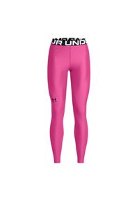 Damskie legginsy Under Armour HeatGear. Kolor: wielokolorowy, różowy, czarny. Materiał: materiał