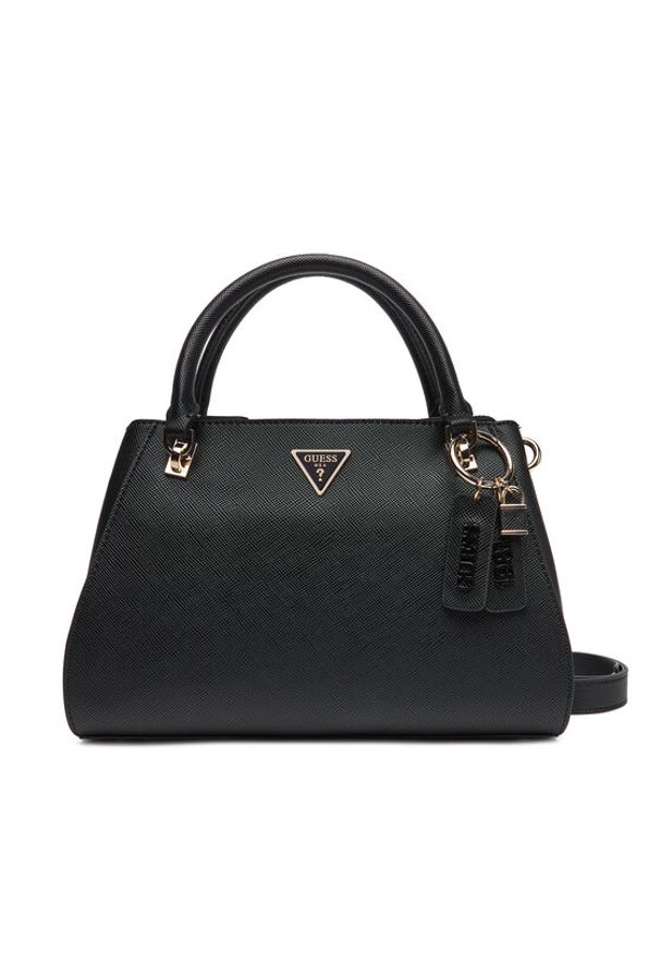 Guess Torebka Noelle II HWZG96 72070 Czarny. Kolor: czarny. Materiał: skórzane