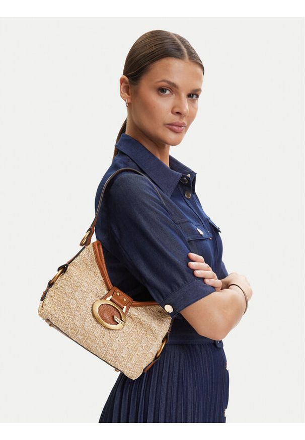 Guess Torebka Camden Mini HWRB93 08720 Beżowy. Kolor: beżowy