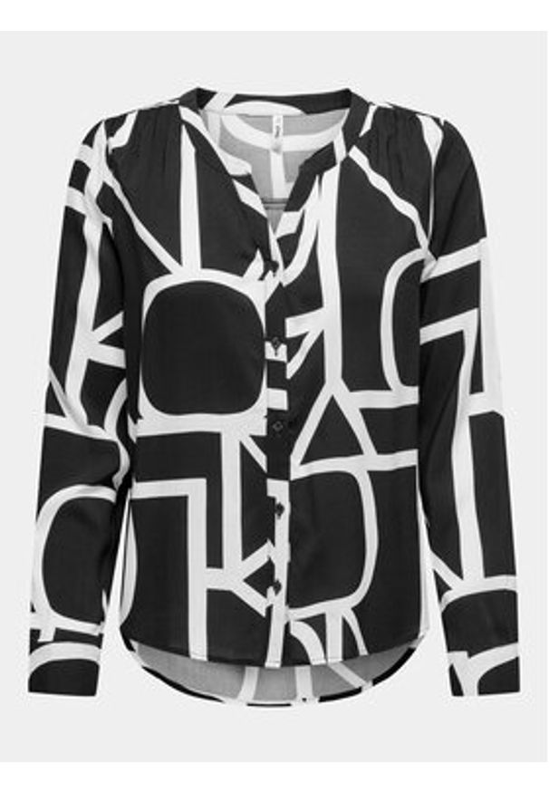 only - ONLY Koszula Gusta 15317938 Czarny Regular Fit. Kolor: czarny. Materiał: wiskoza