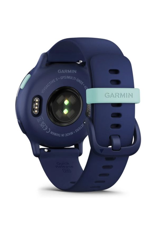 GARMIN - Garmin Vivoactive 5 granatowy. Rodzaj zegarka: cyfrowe. Kolor: niebieski. Styl: sportowy, casual