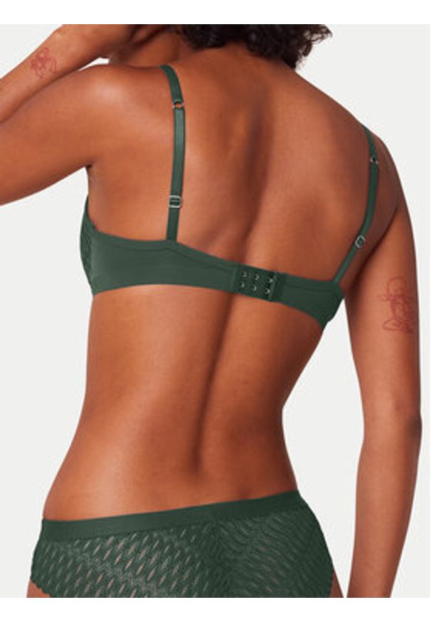 Triumph Biustonosz z fiszbiną Aura Spotlight T WHU 10216452 Zielony. Kolor: zielony. Materiał: syntetyk