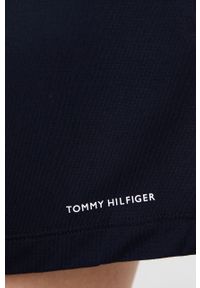 TOMMY HILFIGER - Tommy Hilfiger Szlafrok kolor granatowy. Kolor: niebieski. Materiał: materiał, wiskoza, dzianina #3