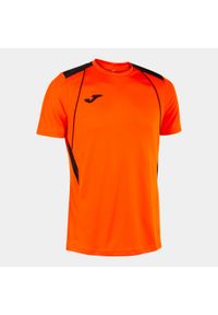 Jersey Joma Championship VII. Kolor: wielokolorowy, czarny, pomarańczowy. Materiał: poliester. Długość rękawa: krótki rękaw. Długość: krótkie. Sport: piłka nożna #1