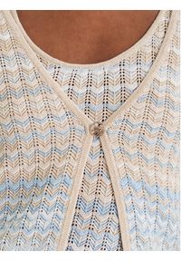 Guess Kardigan W6GR07 Z0588 Beżowy Regular Fit. Kolor: beżowy. Materiał: wiskoza #4