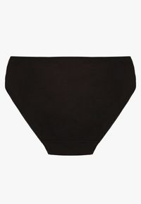 Born2be - Czarne Gładkie Majtki Figi z Bawełny Venessila. Kolor: czarny. Materiał: bawełna. Wzór: gładki #2