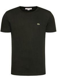 Lacoste T-Shirt TH2038 Czarny Regular Fit. Kolor: czarny. Materiał: bawełna