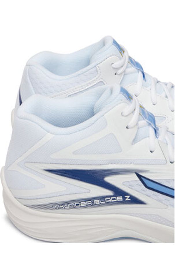 Mizuno Buty halowe Thunder Blade Z Mid V1GA2375 Biały. Kolor: biały. Materiał: materiał