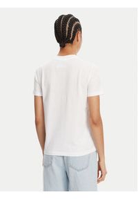 Versace Jeans Couture T-Shirt 78HAHE05 Biały Regular Fit. Kolor: biały. Materiał: bawełna #5