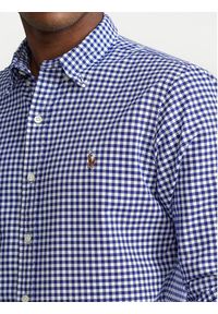 Polo Ralph Lauren Koszula Core Replen 710549084 Niebieski Slim Fit. Typ kołnierza: polo. Kolor: niebieski. Materiał: bawełna #4