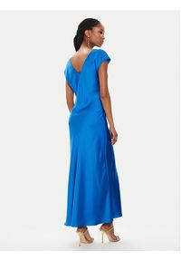 Imperial Sukienka koktajlowa AEAOHBA Niebieski Regular Fit. Kolor: niebieski. Materiał: syntetyk. Styl: wizytowy