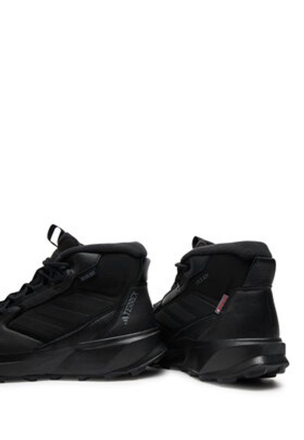 Adidas - adidas Trekkingi Terrex Winter Boot Mid Leather ID2859 Czarny. Kolor: czarny. Materiał: nubuk, skóra. Model: Adidas Terrex. Sport: turystyka piesza
