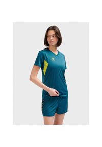 Damski jersey Hummel Authentic Pl. Kolor: zielony, żółty, niebieski, wielokolorowy. Materiał: jersey. Sport: piłka nożna #1