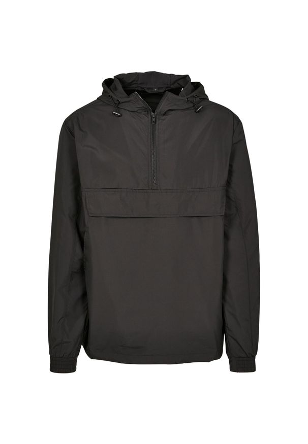 BUILD YOUR BRAND - Kurtka Unisex Basic Pull Over Dla Dorosłych. Kolor: czarny