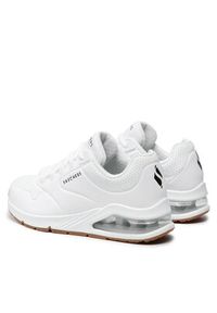 skechers - Skechers Sneakersy Uno 2 155543/WHT Biały. Kolor: biały. Materiał: skóra #6
