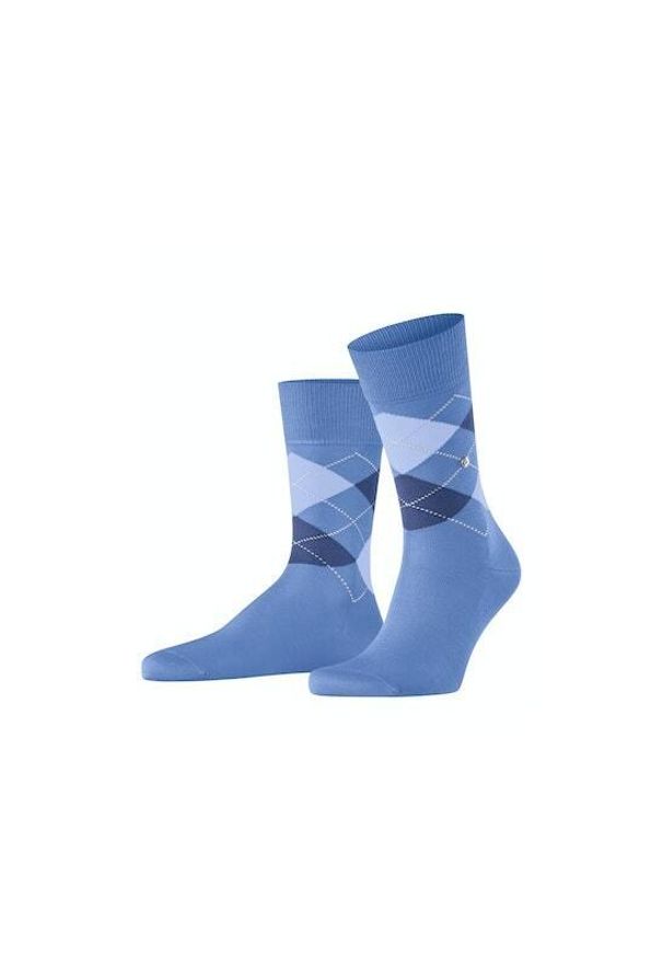 Skarpetki Burlington Manchester. Kolor: niebieski