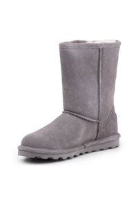 Bearpaw - Buty zimowe BearPaw 1962W W Gray Fog 051 szare. Kolor: szary. Materiał: materiał, wełna, skóra. Szerokość cholewki: normalna. Sezon: zima. Styl: klasyczny #6