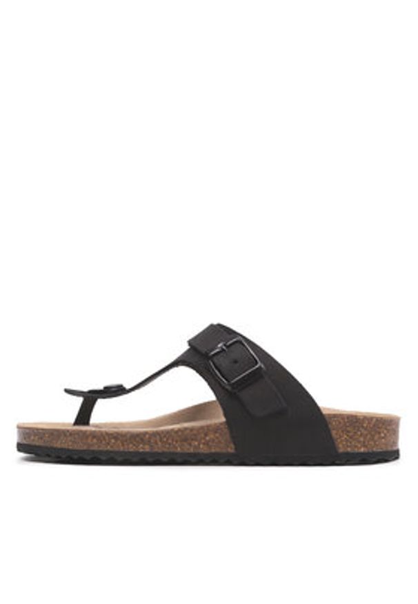 Geox Japonki D Brionia K D35LSK 00032 C9999 Czarny. Kolor: czarny. Materiał: nubuk, skóra