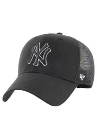 47 Brand - Czapka z daszkiem dla dorosłych MLB New York Yankees Branson MVP Cap. Kolor: czarny. Materiał: poliester, bawełna