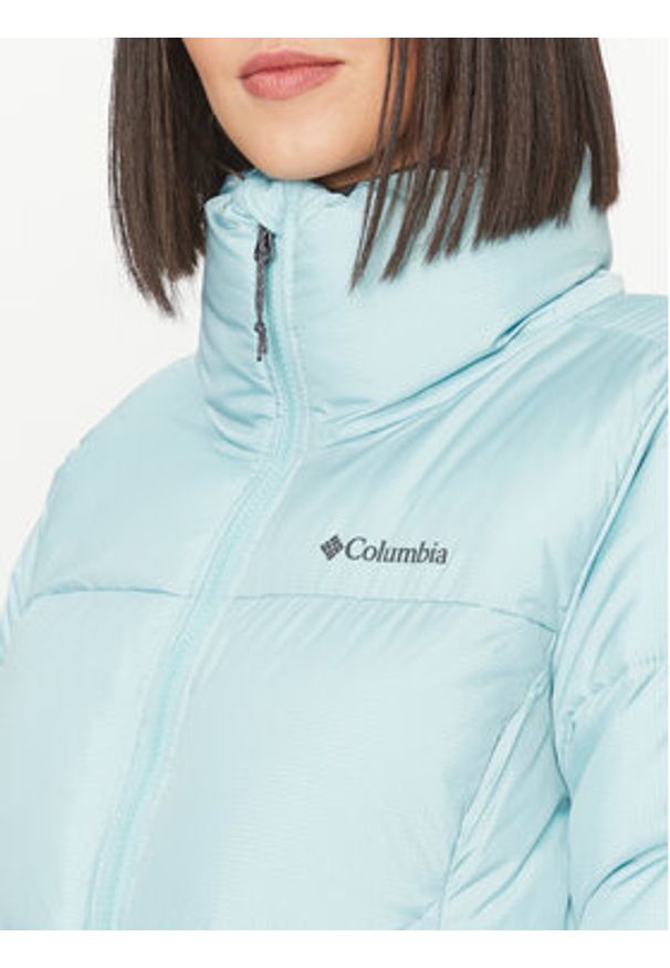 columbia - Columbia Kurtka zimowa Puffect™ Cropped Jacket Zielony Regular Fit. Kolor: zielony. Materiał: syntetyk. Sezon: zima