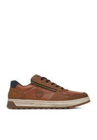 Sneakersy Rieker. Kolor: brązowy